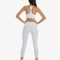 YesEco-236-1-scaled-1 YesEco Women's Activewear Y-Back White Padded Sports Bra